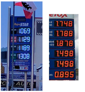 gasolineras indicador precios monolito totem 1