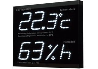 indicador temperatura humedad led rite 1