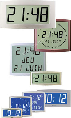 reloj lcd fecha