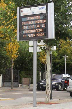 sistemas de informacion municipal pantalla led