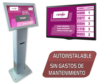 su turno gestion colas television tv televisor publicidad